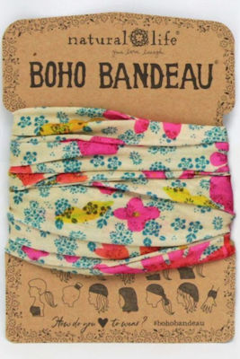 Natural Life Boho Hair Band Multicolour