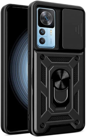 Bodycell Armor Slide Back Cover Πλαστικό Μαύρο (Xiaomi 12T / 12T Pro)
