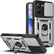 Bodycell Armor Slide Back Cover Πλαστικό Ασημί ...