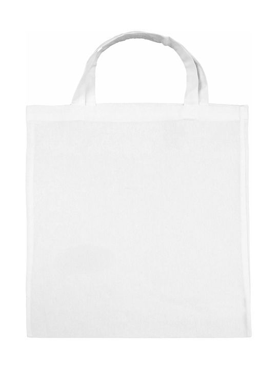 Jassz OG-3842-SH Βαμβακερή Τσάντα για Ψώνια σε Λευκό χρώμα