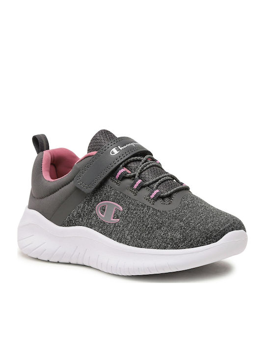 Παιδικά Sneakers με Σκρατς Γκρι