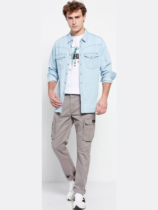 Funky Buddha FBM007-002 Hose Cargo Elastisch Gray
