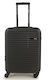 Rain C Cabin Travel Suitcase Hard Black with 4 ...