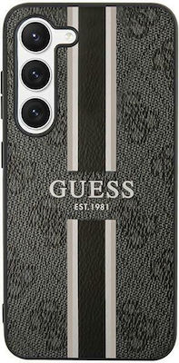 Guess 4G Printed Stripe Plastic Back Cover Black (Galaxy S23+)