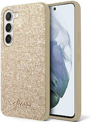 Guess Fixed Glitter Back Cover Plastic Auriu (G...
