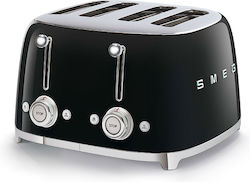 Smeg Prăjitor de pâine 4 sloturi 2000W Negru