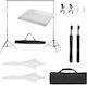 vidaXL Set Lights and Background Lighting Kit for Studio