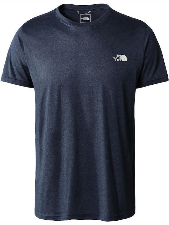 The North Face Crew Shady Αθλητικό Ανδρικό T-shirt Navy Μπλε Μονόχρωμο