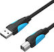 Vention USB 2.0 Cable USB-A male - USB-B male Μαύρο 2m (VAS-A16-B200)