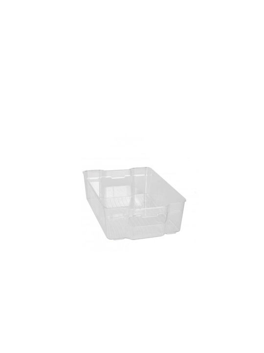 Plastic Storage Box with Lid Transparent 31.5x21x9cm