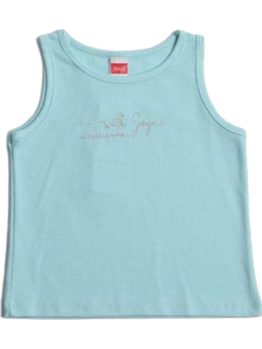 Joyce Σετ Παιδικές Μπλούζες Γαλάζιες Tank Top