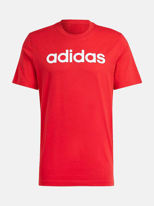 Adidas Herren T-Shirt Kurzarm Rot