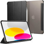 Spigen Smart Flip Cover Δερματίνης / Πλαστικό Μαύρο (iPad 2022 10.9'')