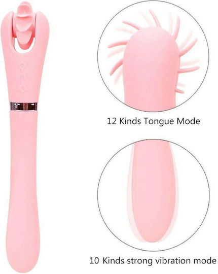 La Lolita Amsterdam Evil Spirit Διπλός Δονητής Double Pink