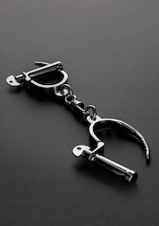 Triune Adjustable Darby Style Handcuffs Handcuffs Silver