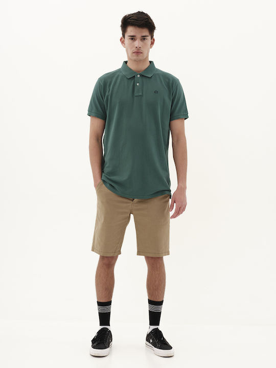Emerson Ανδρικό T-shirt Polo Πράσινο