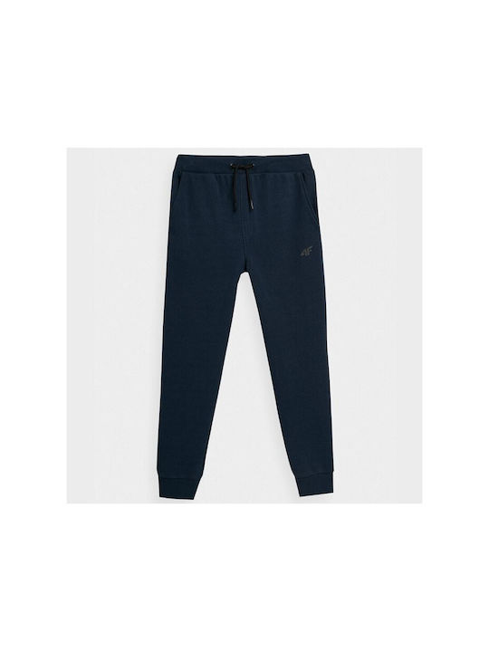 4F Kids Sweatpants Navy Blue 1pcs