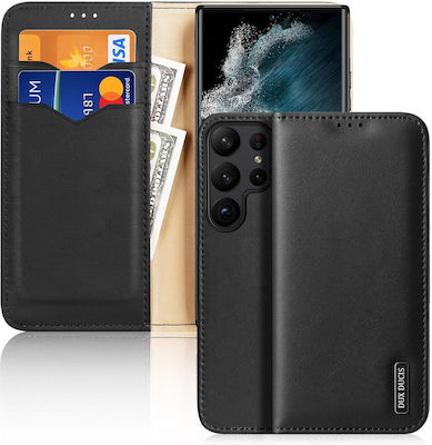 Dux Ducis Hivo Wallet Δερμάτινο Μαύρο (Galaxy S23 Ultra)