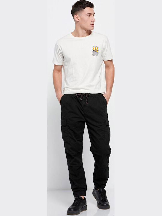 FBM007-03402 Trousers Cargo in Regular Fit Black