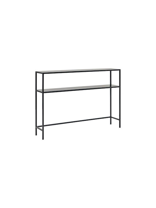 Fari Metal Console Table Black L120xW24xH85cm