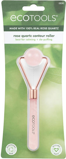 EcoTools Rose Quartz Contour Roller Roller Προσώπου από Ροζ Χαλαζία 1τμχ
