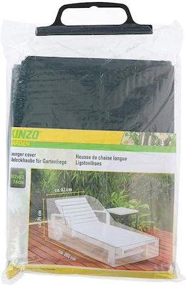 Kinzo Impermeabil Protecție Capac Chaise Lounge 202x67x74buc în Culoare Verde 1buc