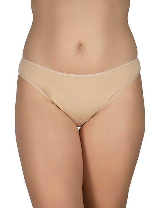 A.A UNDERWEAR Cotton Women's Slip Beige