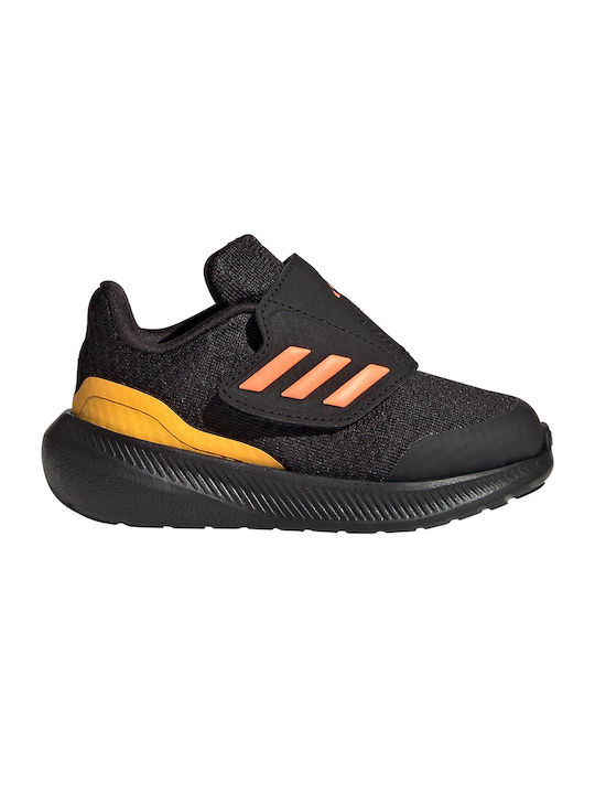 Adidas Αθλητικά Παιδικά Παπούτσια Running Runfalcon 3.0 AC I με Σκρατς Core Black / Screaming Orange / Solar Gold