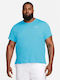 Nike Ανδρικό T-shirt Dri-Fit Τιρκουάζ με Στάμπα