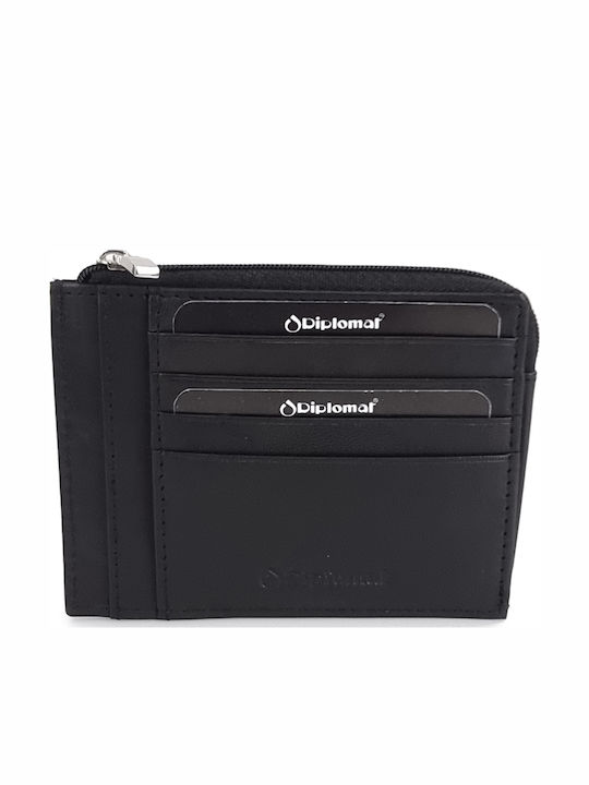 Leather Men's Wallet Cards Black