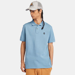 Timberland Ανδρικό T-shirt Polo Μπλε