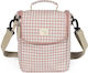 Walking Mum Insulated Bag Shoulderbag I Love Vichy L20 x W12 x H26cm. Pink