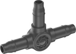 Gardena 13211-20 Conexiune pentru furtun de irigare 4.6mm 10pcs Negru
