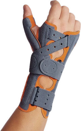Orliman Forearm Splint with Thumb Gray M-760