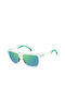 Carrera Sonnenbrillen mit Transparent Rahmen und Grün Spiegel Linse 8059/S 0OX/Z9