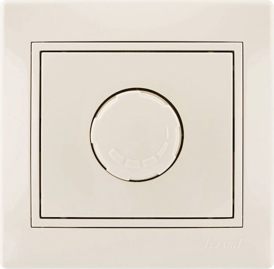Lezard Dimmerschalter LED Rotierend 800W in Beige Farbe