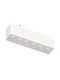 Inlight T02801 Правоъгълена Металик Вграден Спот с Патрон Вграден LED Бял 12.2x2.4см. 1бр
