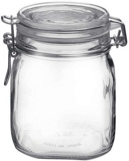 Bormioli Rocco Fido General Use Vase with Airtight Lid Glass Transparent 750ml