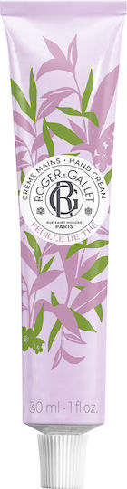 Roger & Gallet Ενυδατική Κρέμα για Σκασμένα Χέρια Feuille De The 30ml