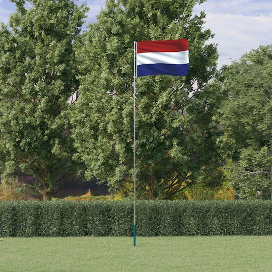 Flagge der Niederlande Polyester mit einem Einsatz 5,55 m. aus Aluminium
