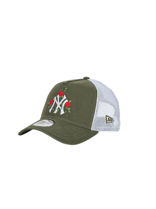 New Era New York Yankees Jockey mit Netz Khaki