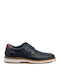 Men's Leather Casual Shoes Navy Blue