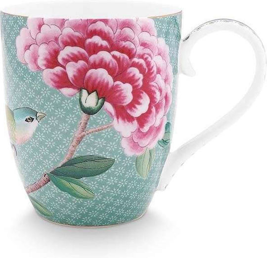 PiP Studio Blushing Birds Cană Ceramică Blue 450ml 1buc