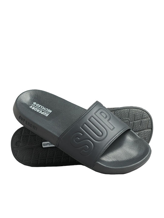Superdry Ανδρικά Slides Dark Slate Grey MF31022...