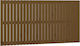 vidaXL Wooden Brown Bed Headboard 166x90cm