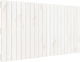 vidaXL Wooden Bed Headboard White 127.5x60cm