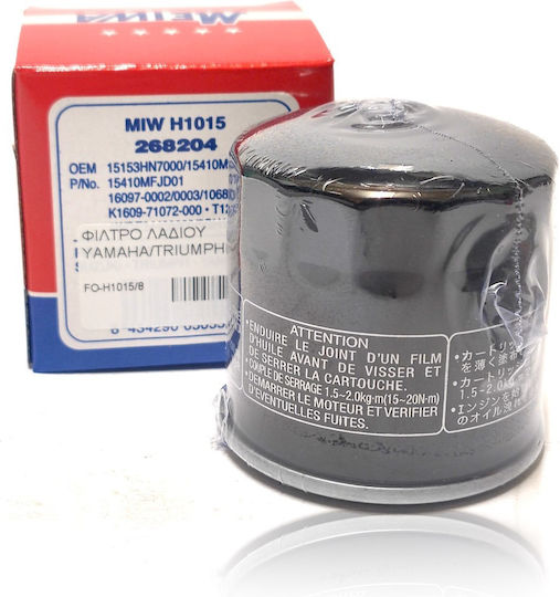 MIW Motorradölfilter Yamaha/Triumph HF204 - Yamaha/Triumph HF204