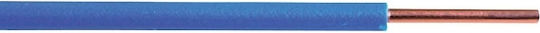 Nexans H07VU Καλώδιο Ρεύματος με Διατομή 1x1.5mm² σε Μπλε Χρώμα 1m