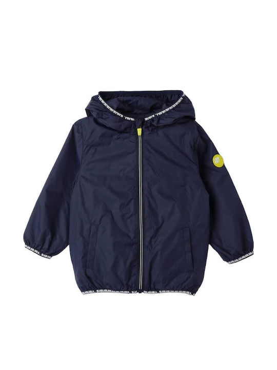 Kids' Casual Jacket Short with Hood Blue