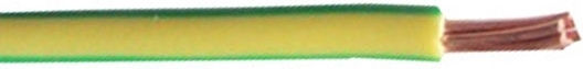 Nexans H07VR Power Cord Type NYA With Cable Properties 1x10mm² In Yellow Colour 1m